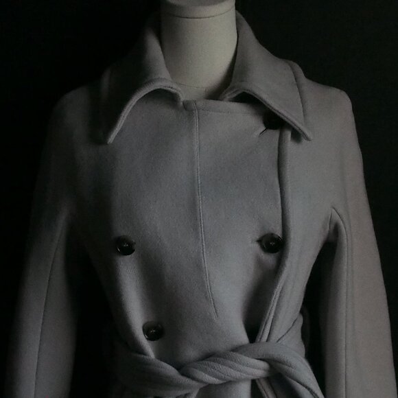 Reiss | Wool Blend Winter Trench Coat - Picture 9 of 9